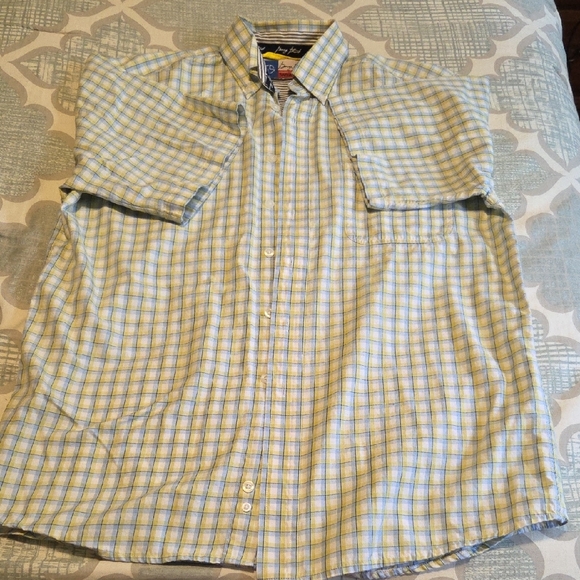 Wrangler Blue and White Striped Shirt - Picture 3 of 3